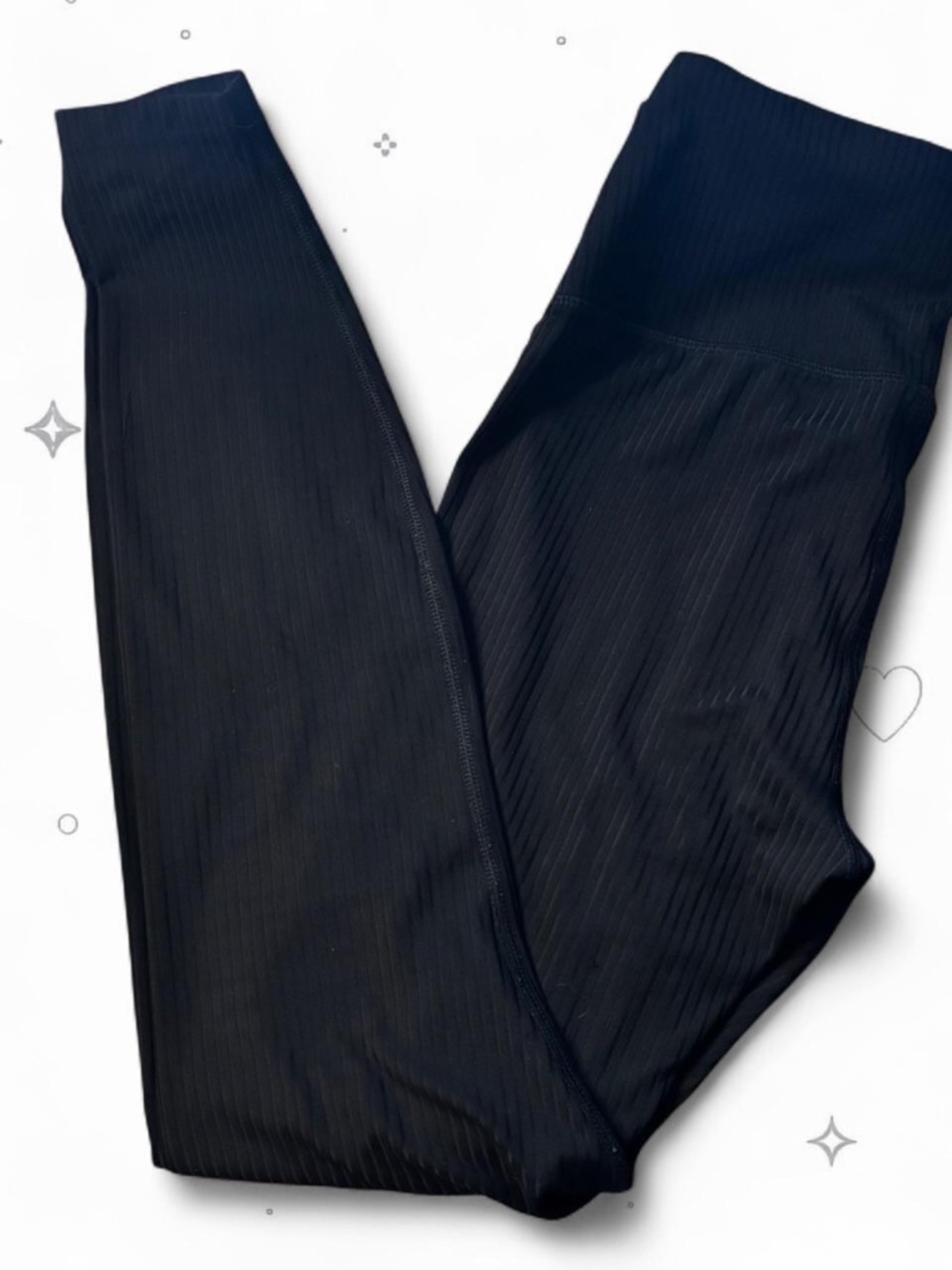 Target All In Motion Black Ribbed High Waisted Seamless Leggings Size S